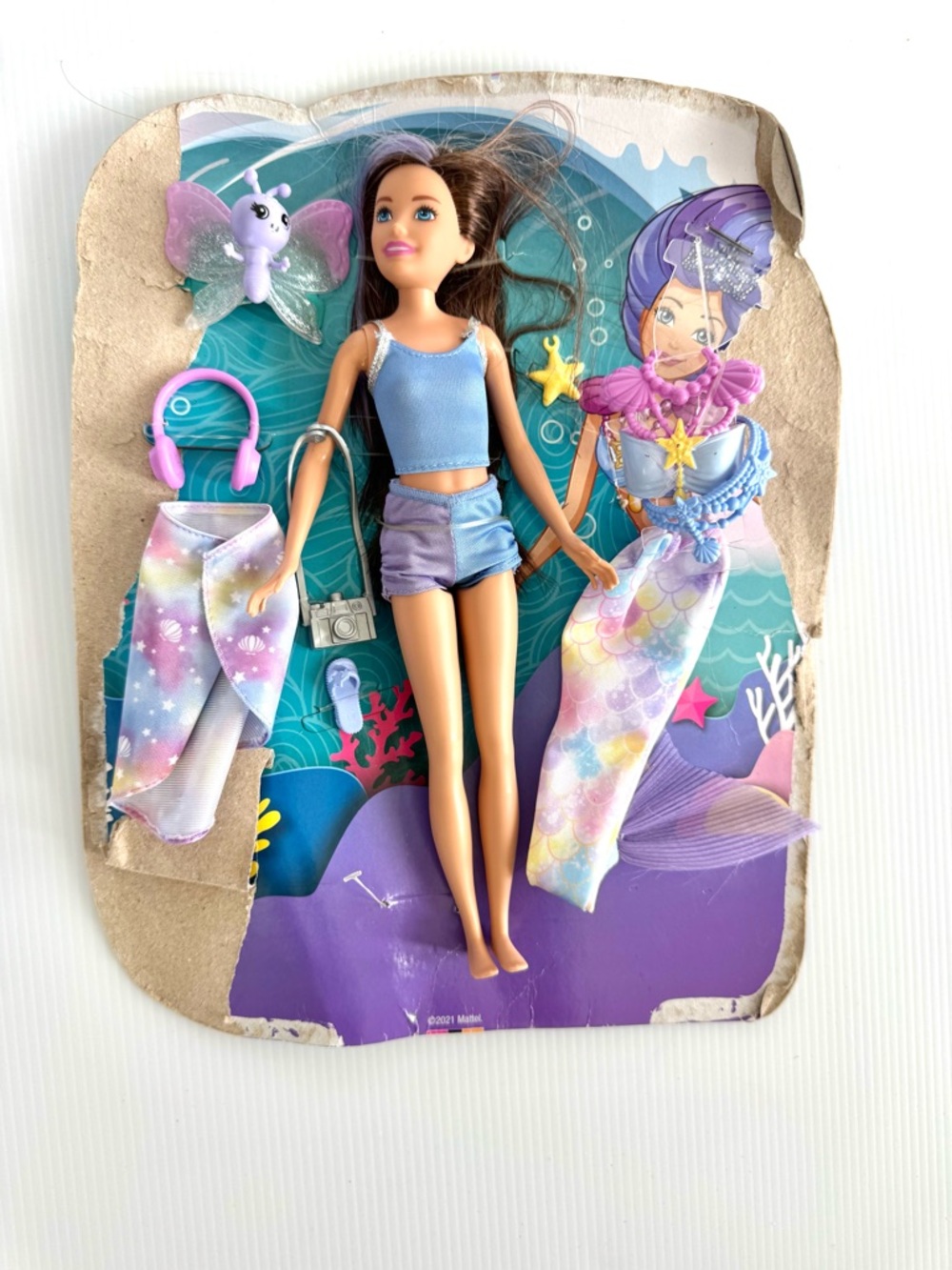 🩷New, No Box. Barbie Skipper Dreamtopia Fashion and Mermaid Set